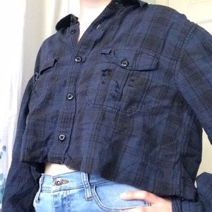 Distressed converse flannel